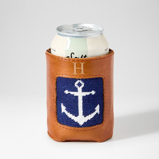 Smathers &amp; Branson Needlepoint Can Cooler | Mark and Graham