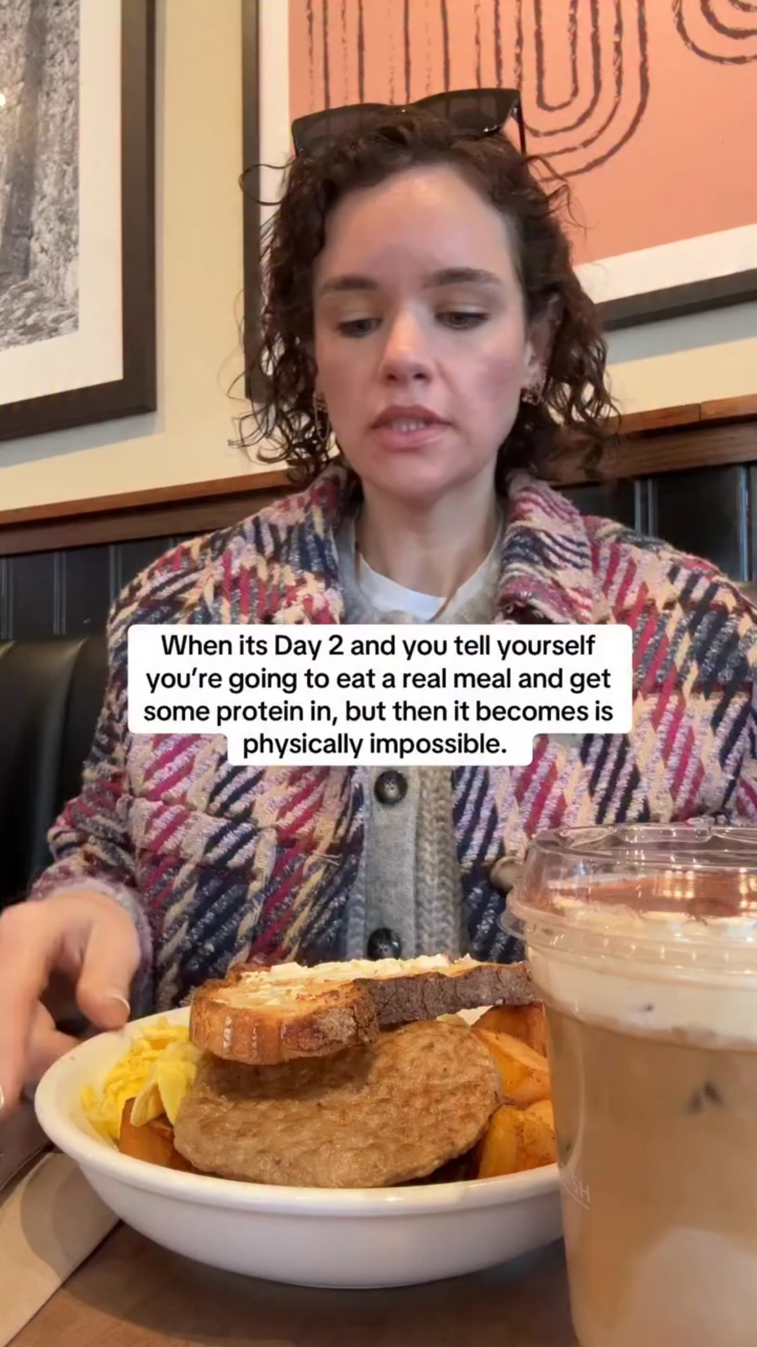 If you know, you know. When the GLP1 hits a little too hard, but you’re determined to power through anyway 🤣