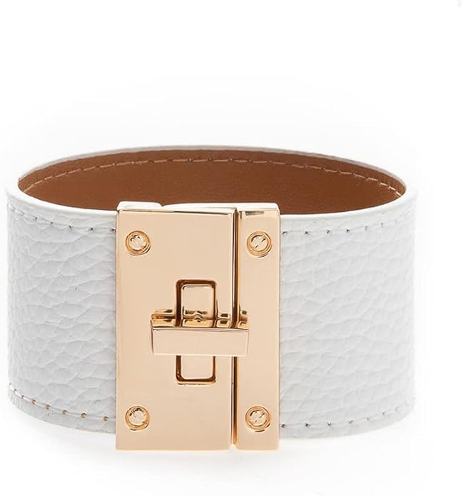 Rantanto Braid Leather Wrap Bracelet Trendy Stackable Crystal Cuff Boho Gold Heart Bracelet Jewel... | Amazon (US)