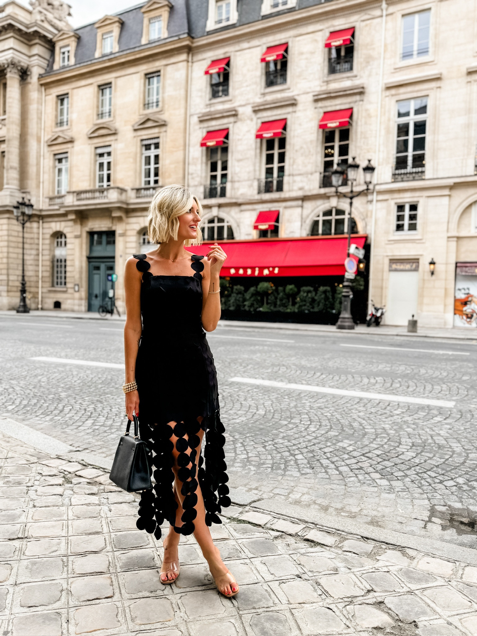In love with this city! 😍 Wearing XS in this dress! Would be perfect for a wedding! 

Loverly Grey, European vacation outfit, Paris outfit, cocktail dress, formal dress, black dress, wedding guest dresss

#LTKTravel #LTKWedding #LTKStyleTip