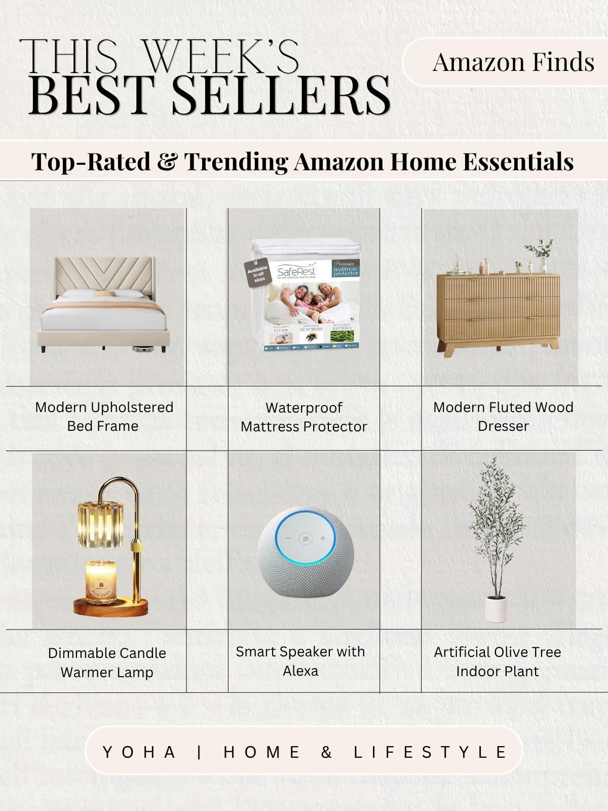 This week’s best-selling Amazon home finds 🤍
Modern, neutral, and designer-inspired pieces to create a luxury look for less—perfect for refreshing your bedroom, living room, or entire home. Everything linked below for you!🫶 

 #LTKHome #LTKSaleAlert