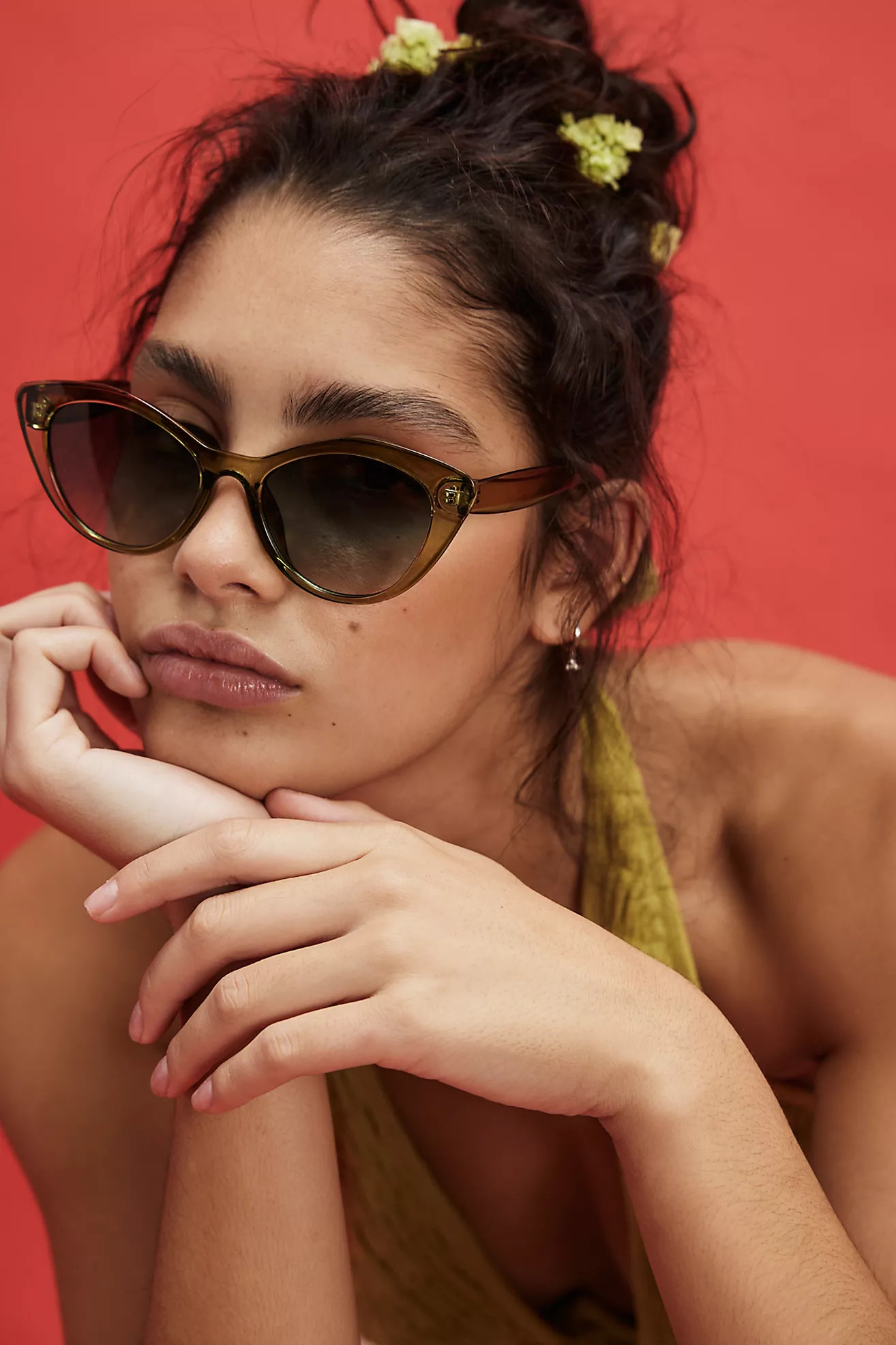 Laurel Cat-Eye Sunglasses | Free People (Global - UK&FR Excluded)