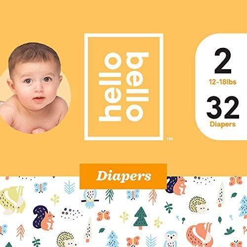 Hello Bello Diapers Jumbo Pack - Fuzzy Forest Friends (2) | Amazon (US)