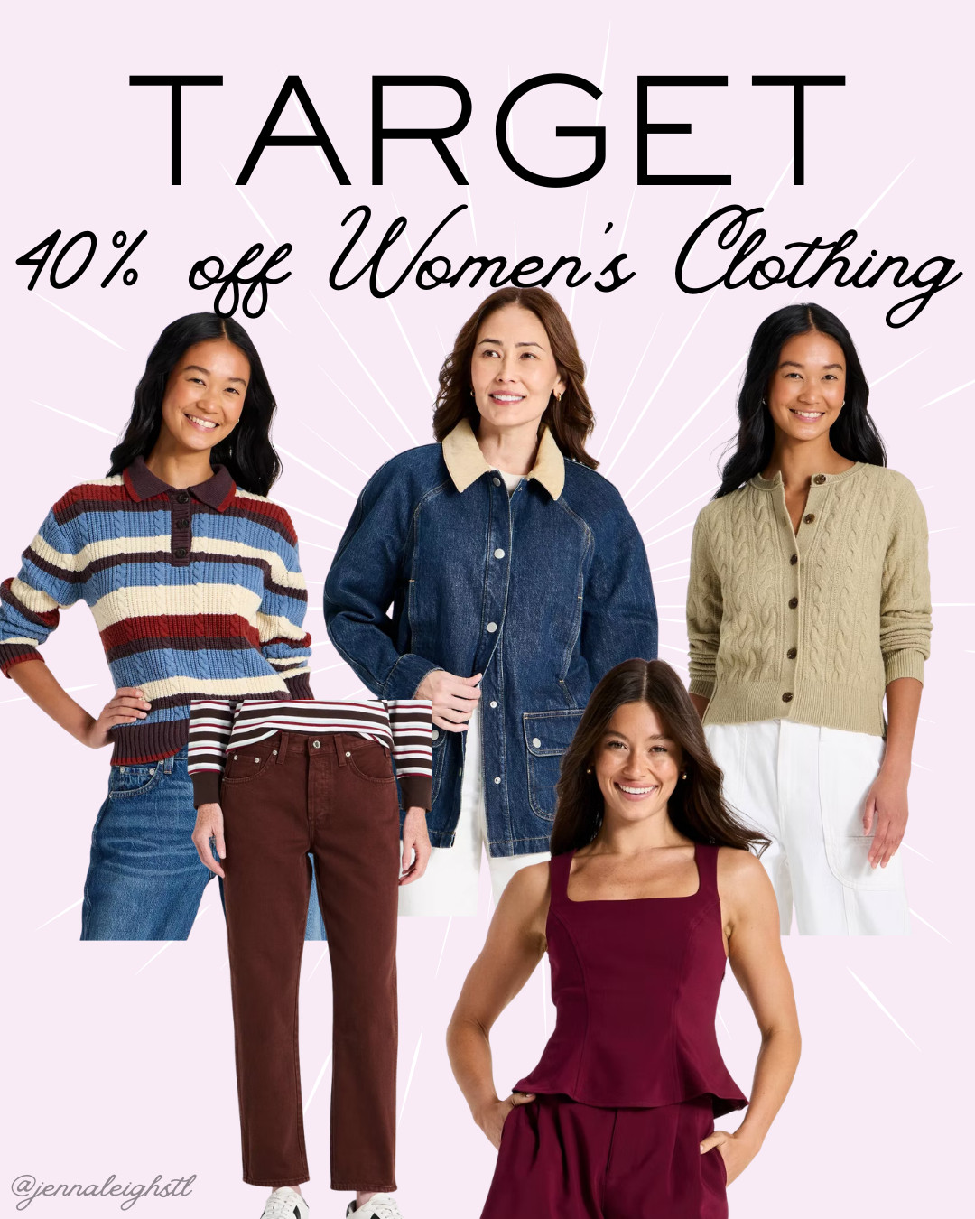 Target Circle Deal Days is here! 🛍️ Save 40% off select women’s clothing at Target, with tons of styles to choose from for fall. Such a good time to grab a few new pieces while they’re on sale! 

 #LTKootd #LTKSaleAlert #LTKMidsize