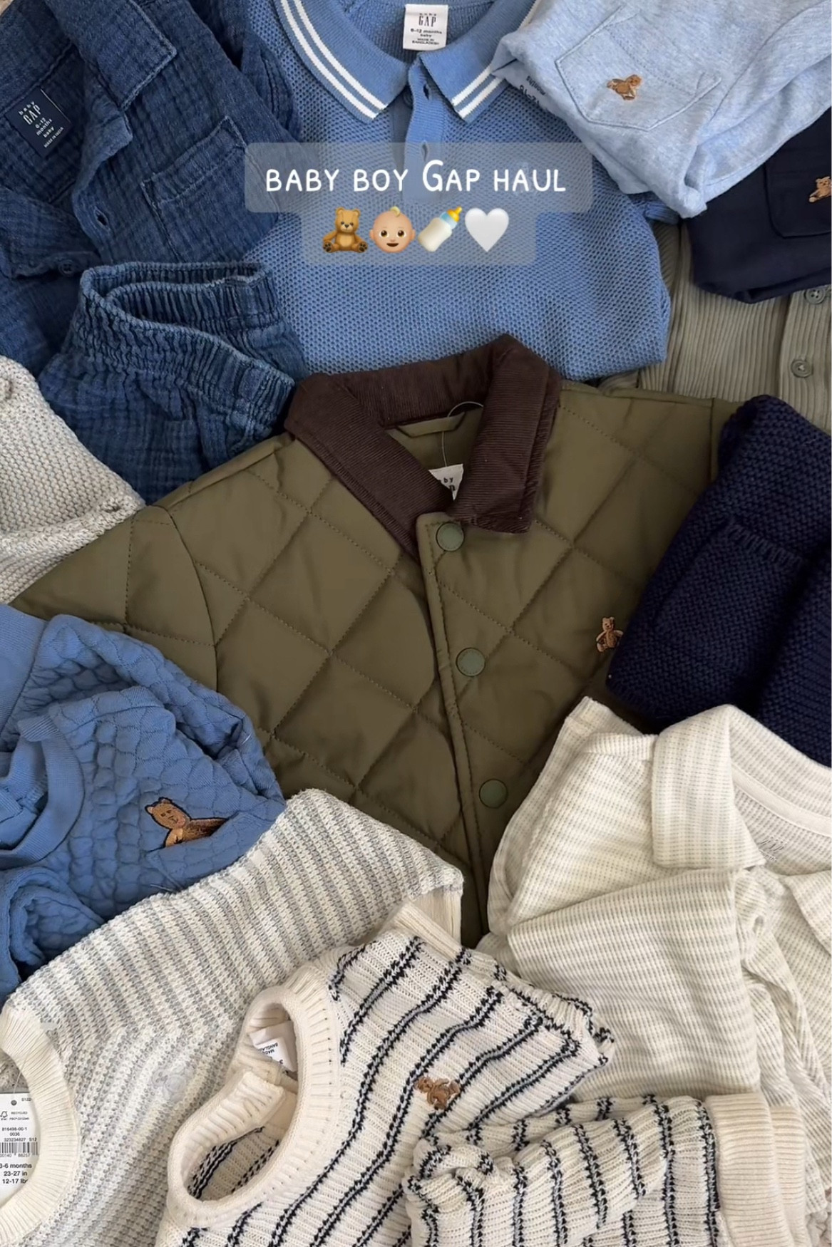 the CUTEST baby boy collection for Fall from the Gap