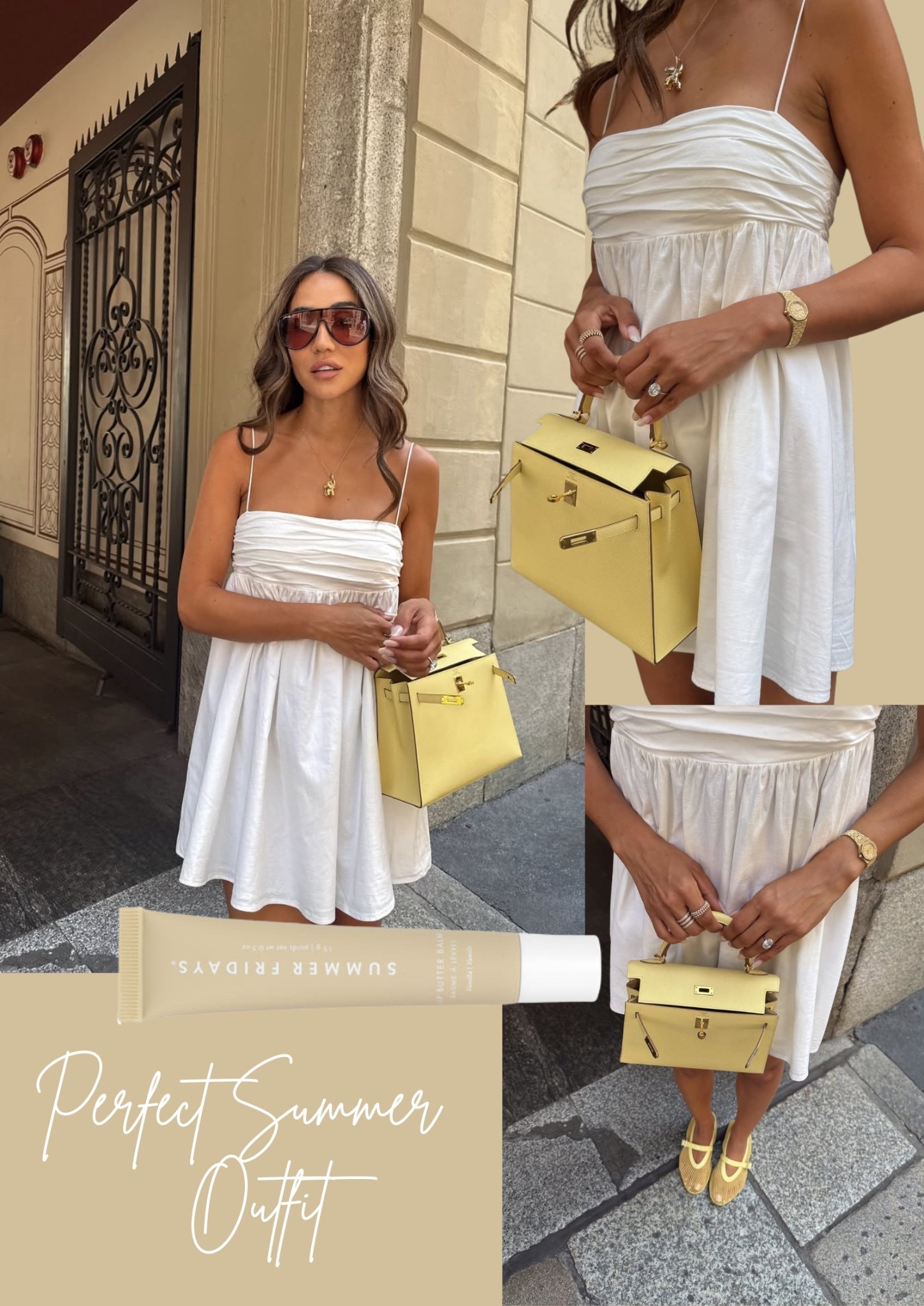 Wearing this breezy white mini dress - so light and easy to style. I love pairing white with yellow this summer, it feels so fresh and sunny! #LTKSummer

#LTKSeasonal #LTKStyleTip