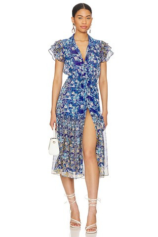 MISA Los Angeles Viola Dress in Lapis Ombre from Revolve.com | Revolve Clothing (Global)