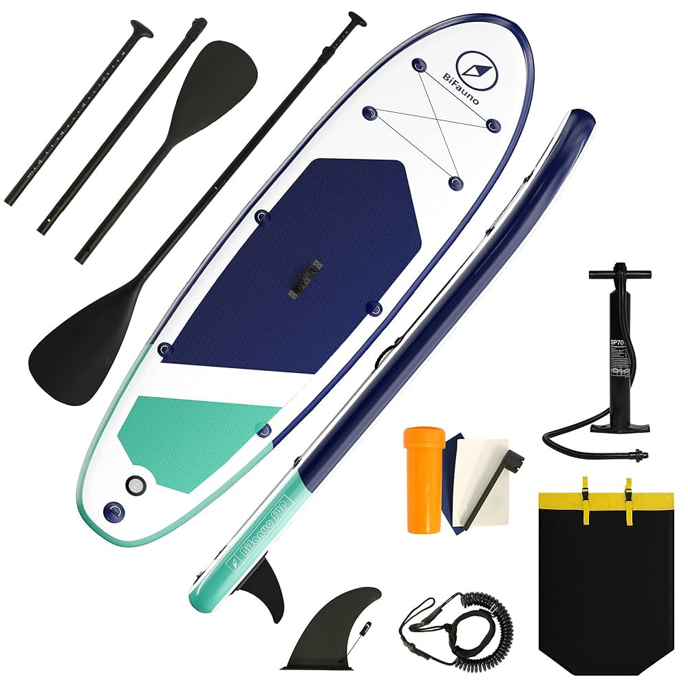 Inflatable Stand Up Paddle Board with SUP Accessories & Backpack. Paddle Boards for Adults. Non-S... | Amazon (US)