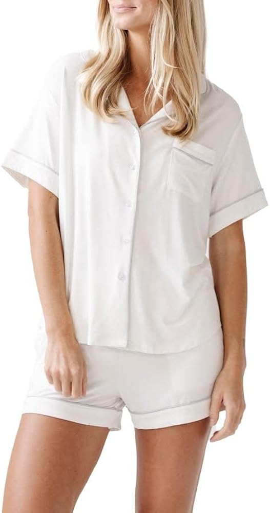 Cozy Earth Women's Short Sleeve Pajama Set | Amazon (US)