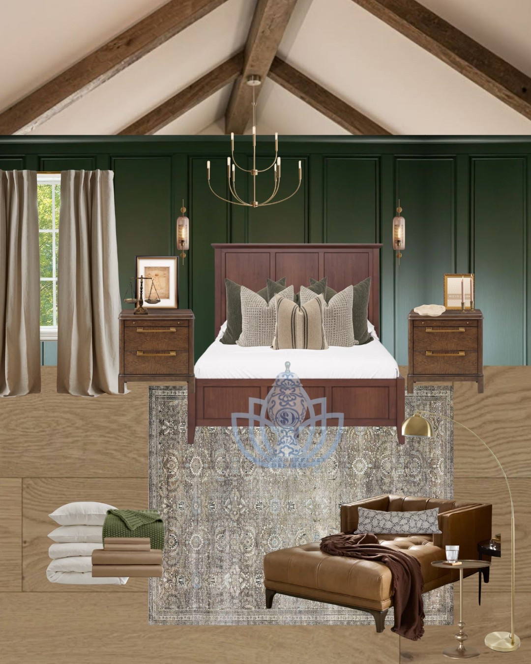 Moody primary bedrooms are a favorite of mine! I love this green 

#LTKSaleAlert #LTKHome #LTKStyleTip