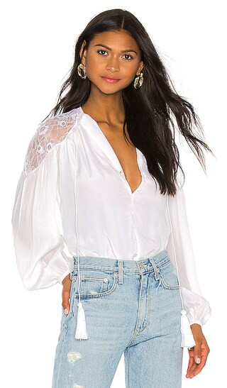 Carmen Top in White | Revolve Clothing (Global)
