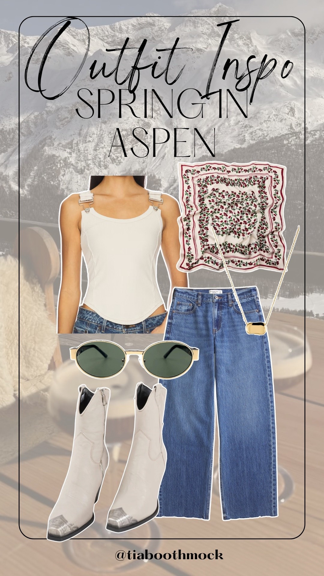 Easy way to style a white tank to feel more western! Love how elevated this tank feels! 

#LTKSeasonal #LTKTravel #LTKFestival