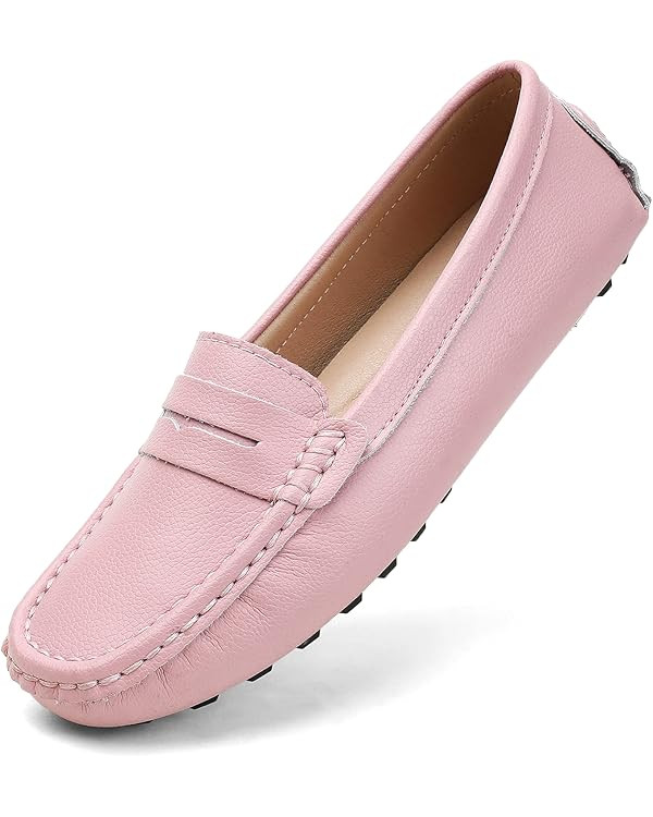 BEAUSEEN Womens Loafers Designer Loafers Women Shoes Leather Women Driving Loafers | Amazon (US)