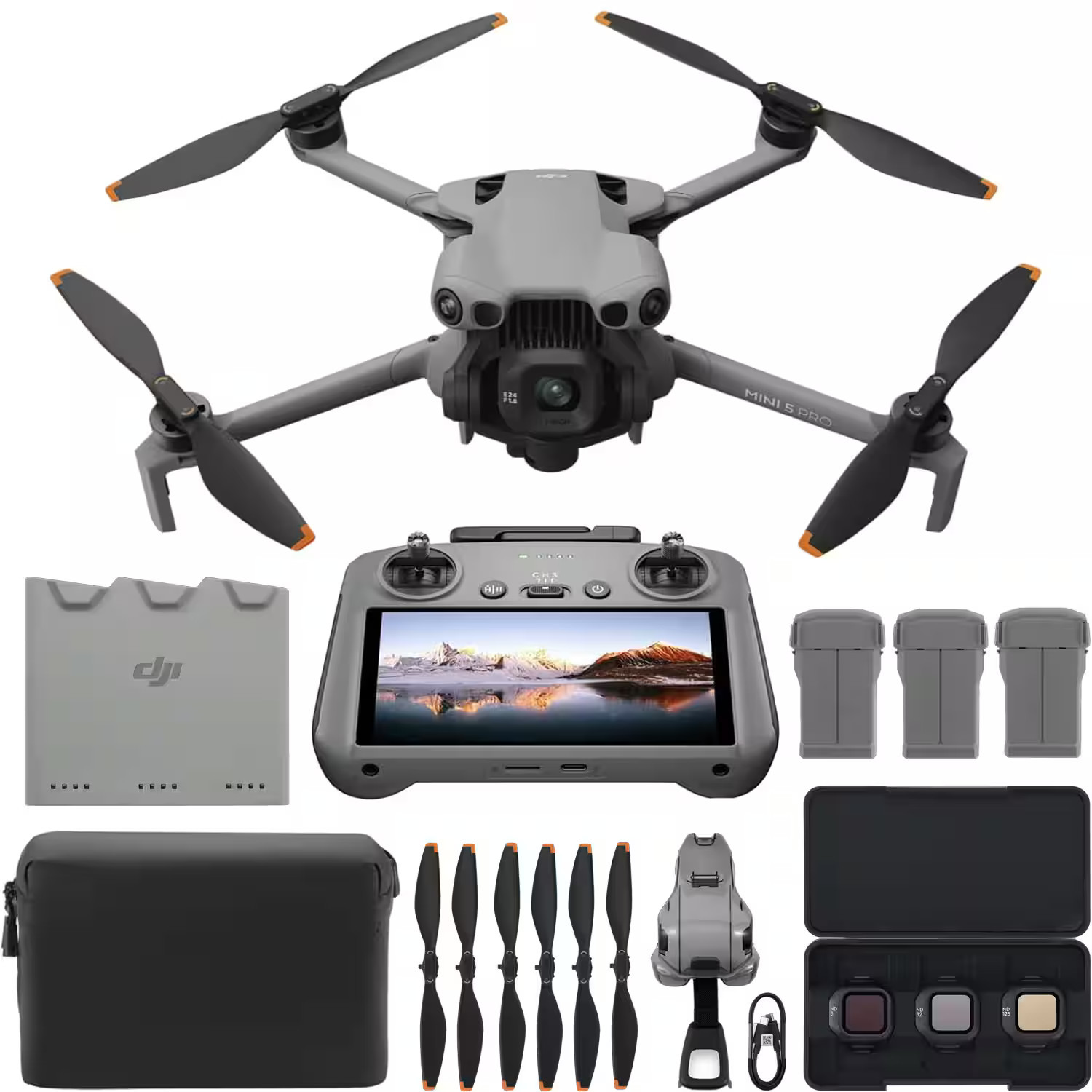 DJI - Mini 5 Pro Drone Fly More Combo Plus (DJI RC 2) - Gray | Best Buy U.S.