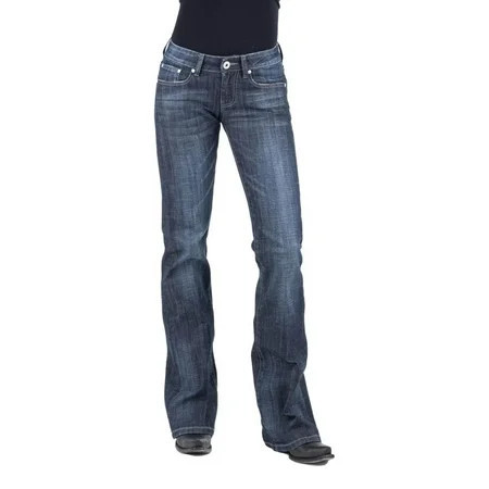 Stetson Western Jeans Womens Low 8 Reg Blue 11-054-0816-1321 BU | Walmart (US)