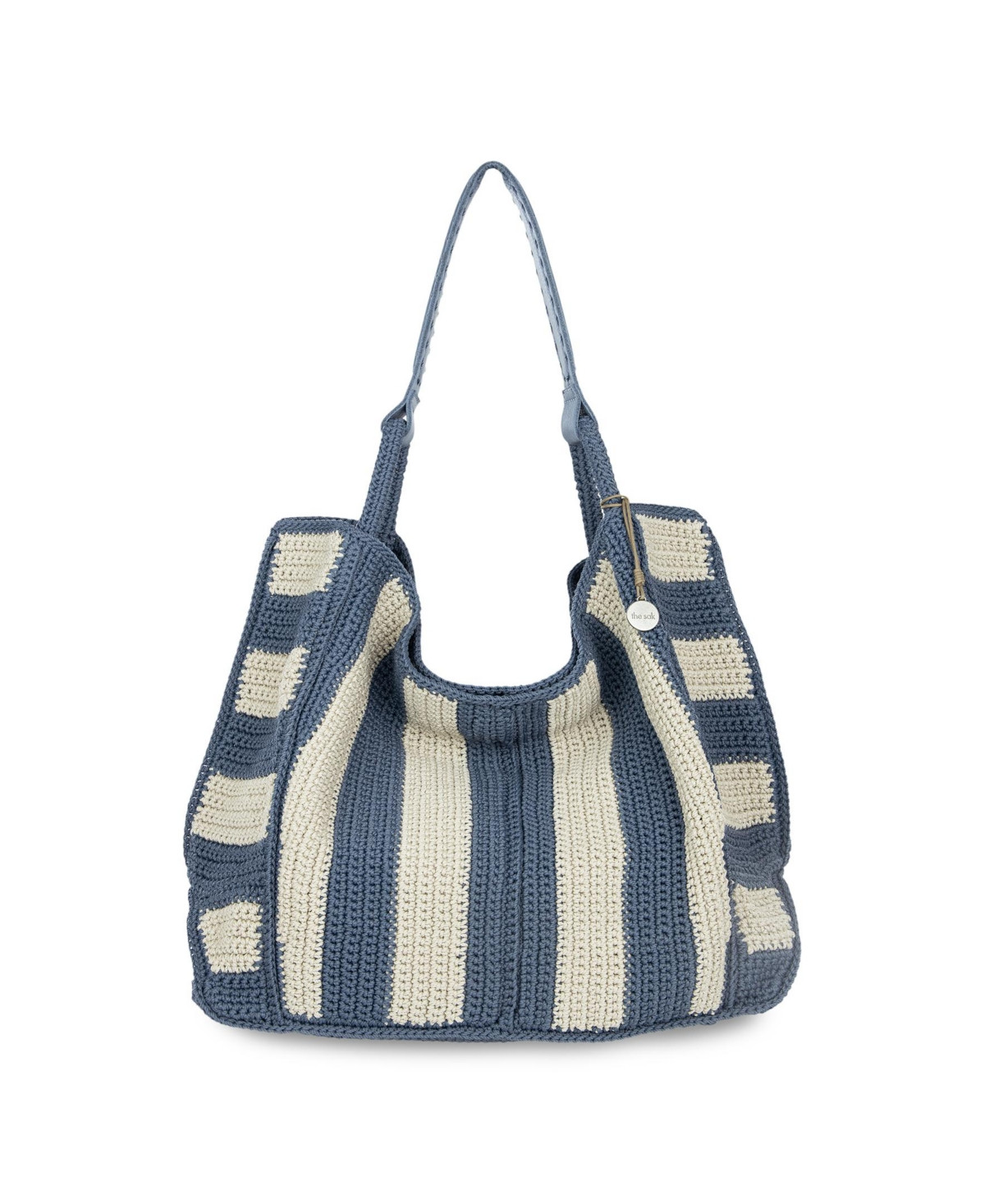 The Sak Los Feliz Leather Large Tote Bag - Maritime Stripe | Macy's