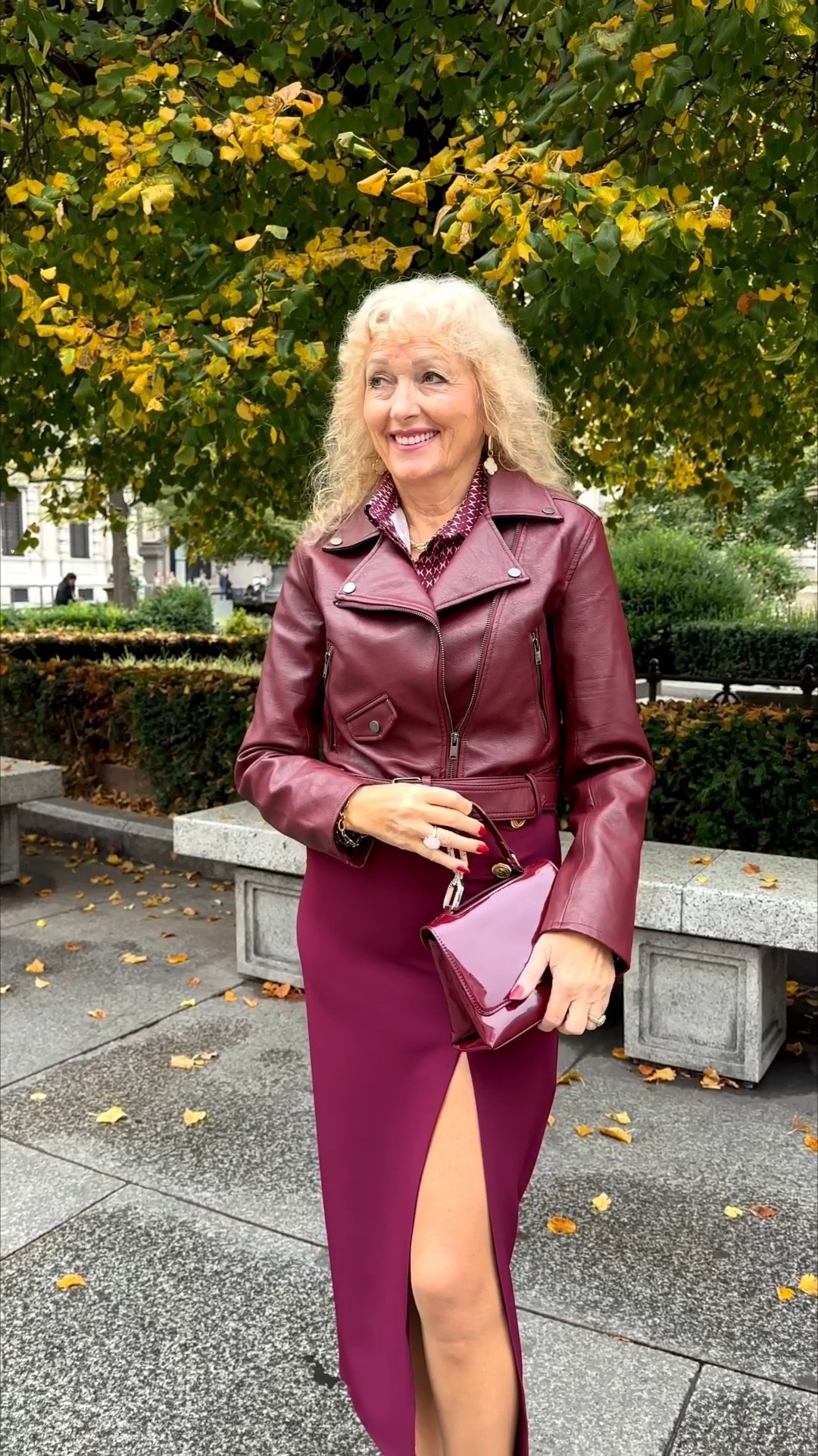 All burgundy in Milan ❤️
Timeless elegance with a modern edge — rich tones, confident silhouettes and pieces that feel powerful yet feminine.

This is how I love to wear colour: head-to-toe, refined and effortless.
True style isn’t about trends — it’s about how you carry yourself.

Shop similar burgundy pieces below ✨

#LTKSeasonal #LTKOver40 #LTKootd