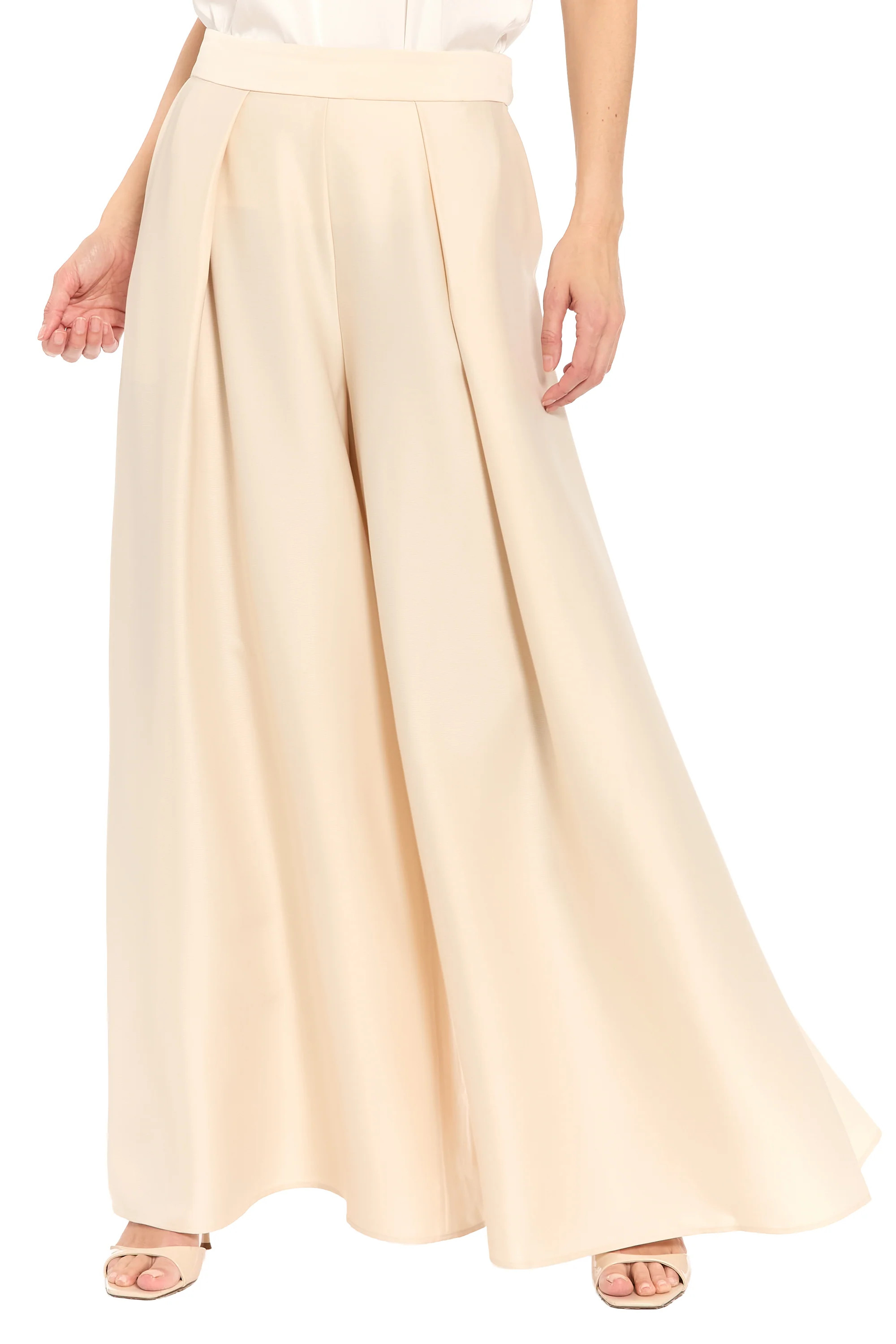Astor Pant in Retro Satin Sleeveless Maxi Pants | Muse by Maggy London | Maggy London