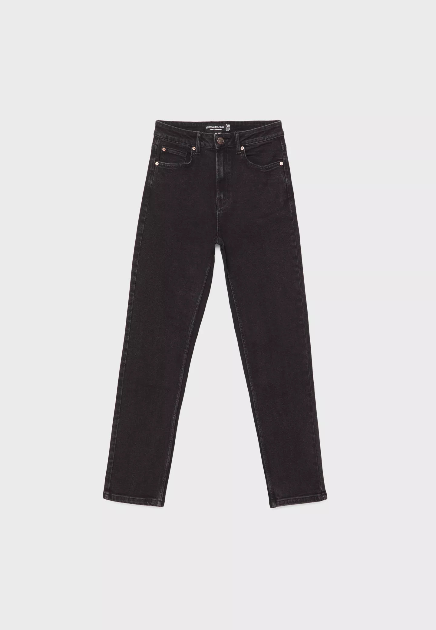1465 Slim-fit mom jeans | Stradivarius (UK)