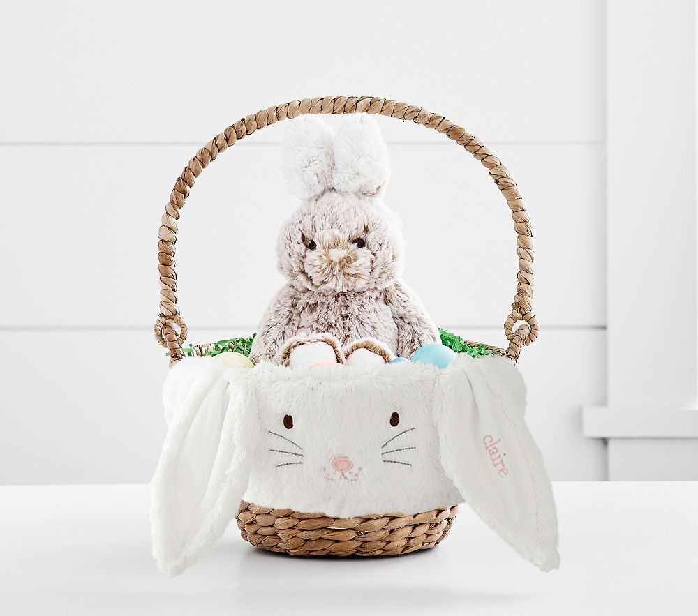 White Bunny Ear Liner Seagrass Small Bundle | Pottery Barn Kids