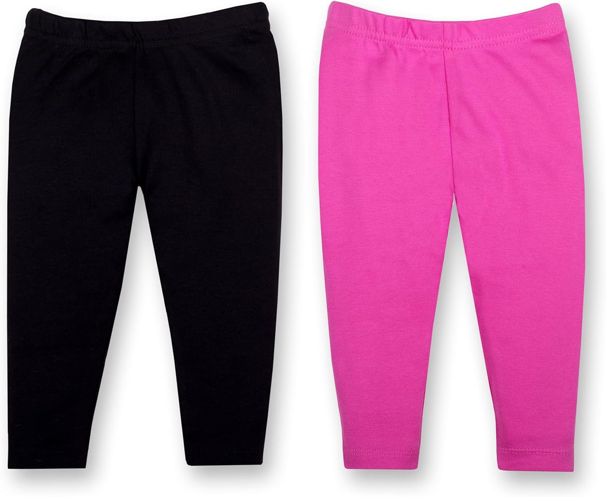 Lamaze Organic Baby baby-girls Pull on 2 Pack Leggings | Amazon (US)