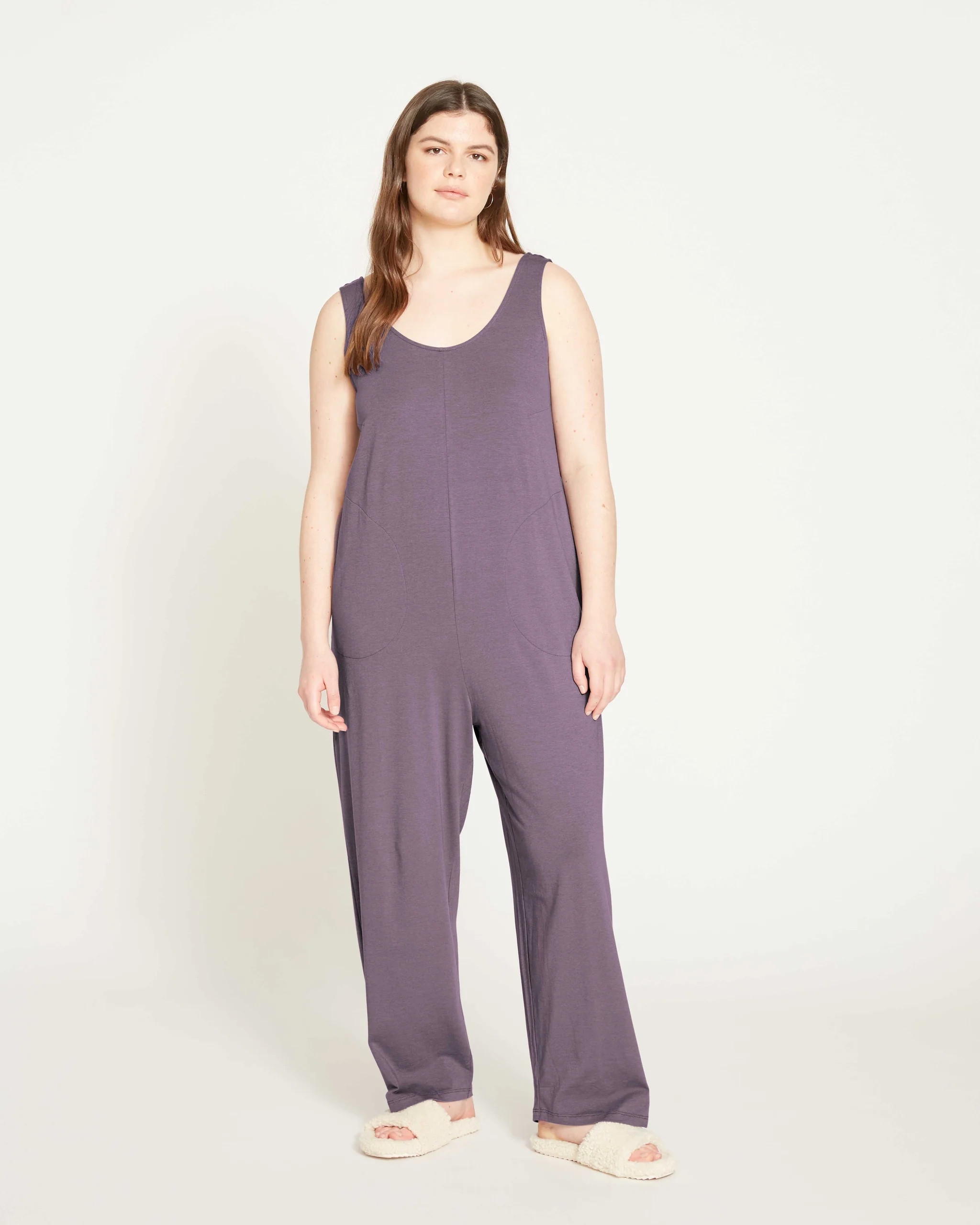 Jersey Leisure Jumpsuit - Dried Lavender | Universal Standard