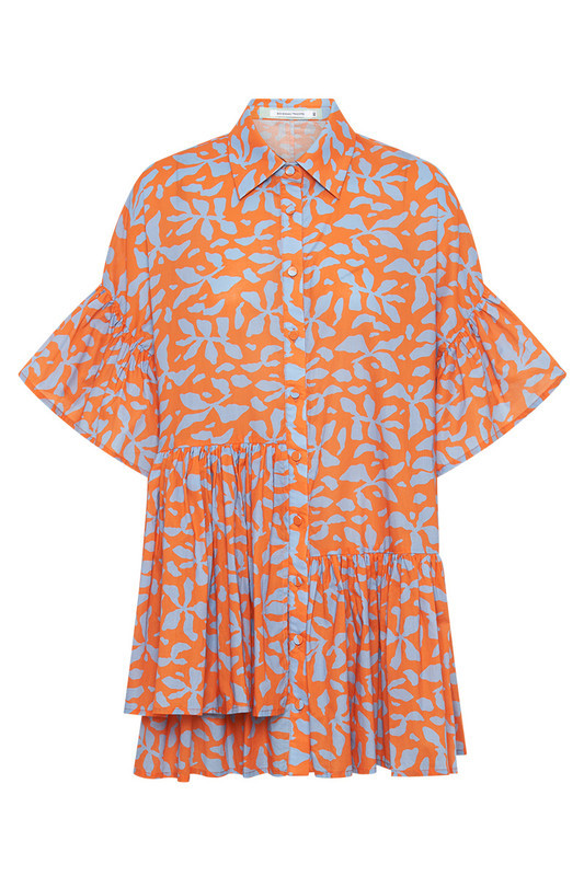 Genoa Mini Dress in Sea Floral | Bohemian Traders