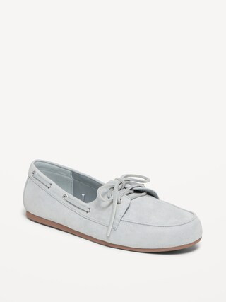 Faux-Suede Boat Shoes for Women | Old Navy (US)