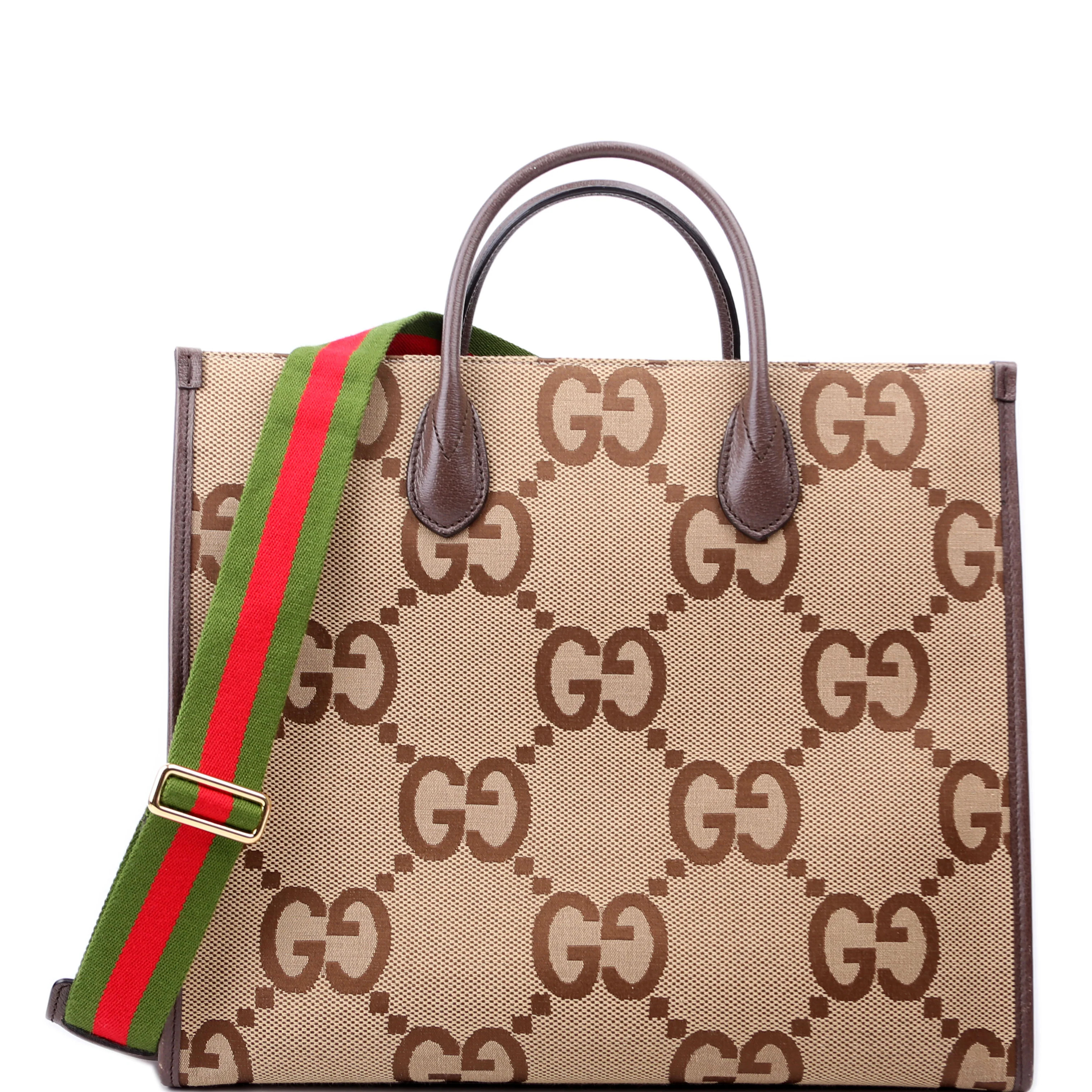 678839 Jumbo GG Tote Bag Brown | Keeks Designer Handbags
