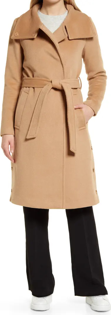 Belted Wool Blend Coat | Nordstrom