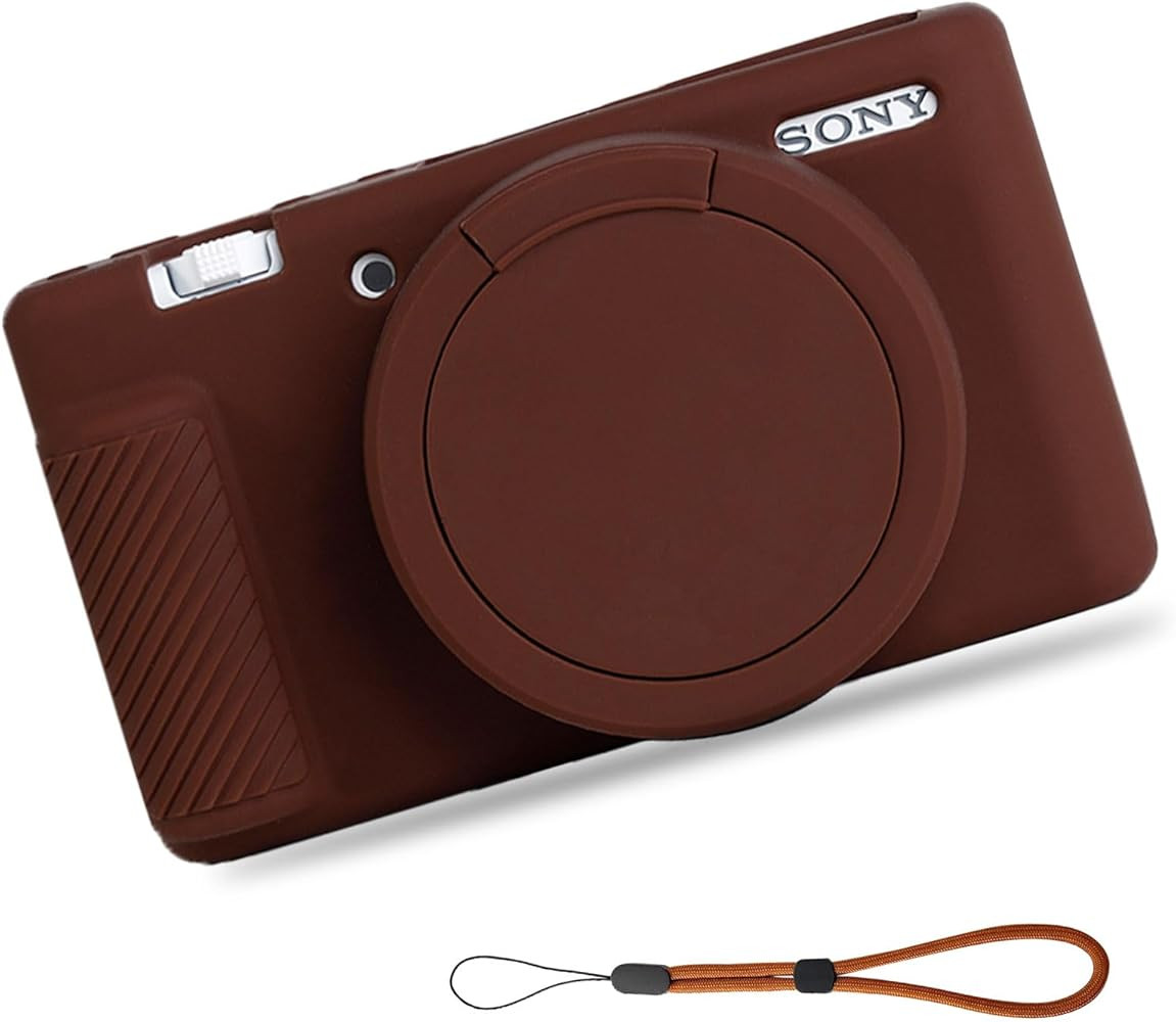Case for ZV-1 Vlog Camera, Anti-Scratch Slim Fit Soft Sleeve ZV-1 Camera Silicone Cover with Stra... | Amazon (US)