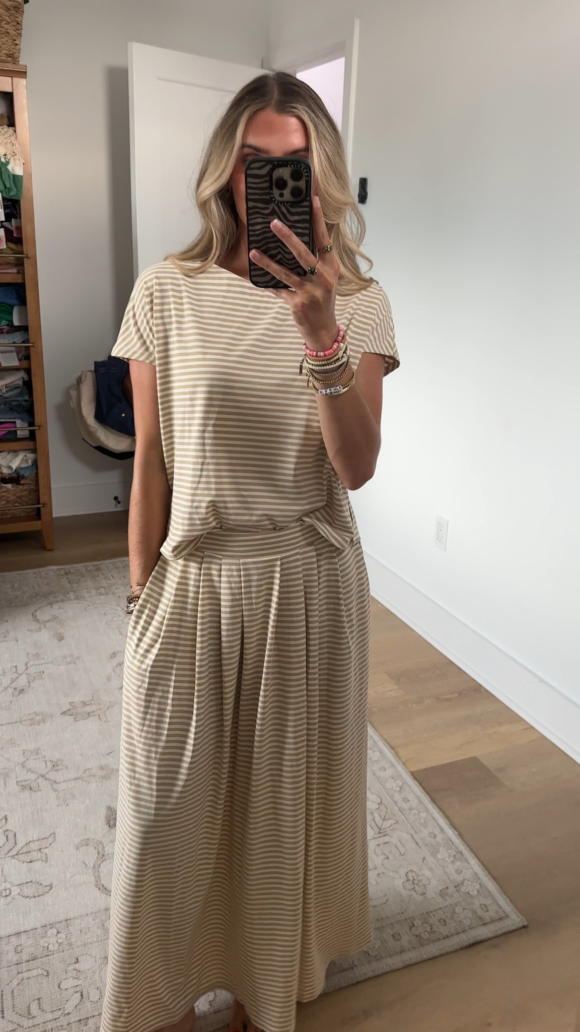 Amazon size small Womens Striped 2 Piece Skirt Sets Cap Sleeve Cropped Top Midi Dress

#LTKootd #LTKSaleAlert #LTKSeasonal