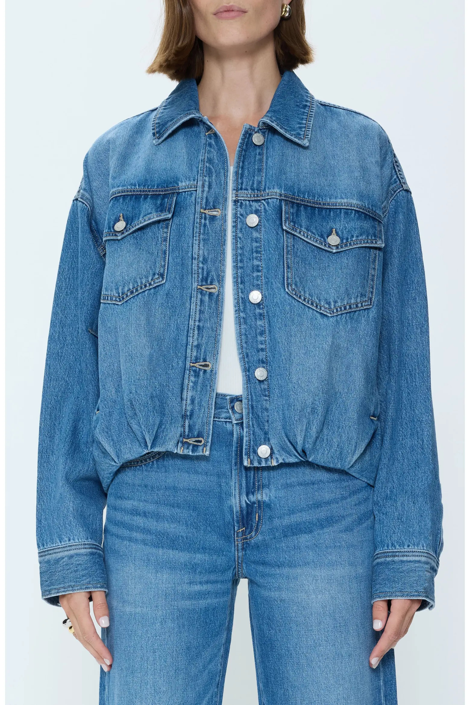 Bibi Denim Trucker Jacket (Women) | Nordstrom | Nordstrom