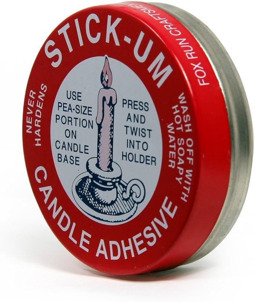 Fox Run Stick-Um Candle Adhesive, 0.5-Ounce | Amazon (US)