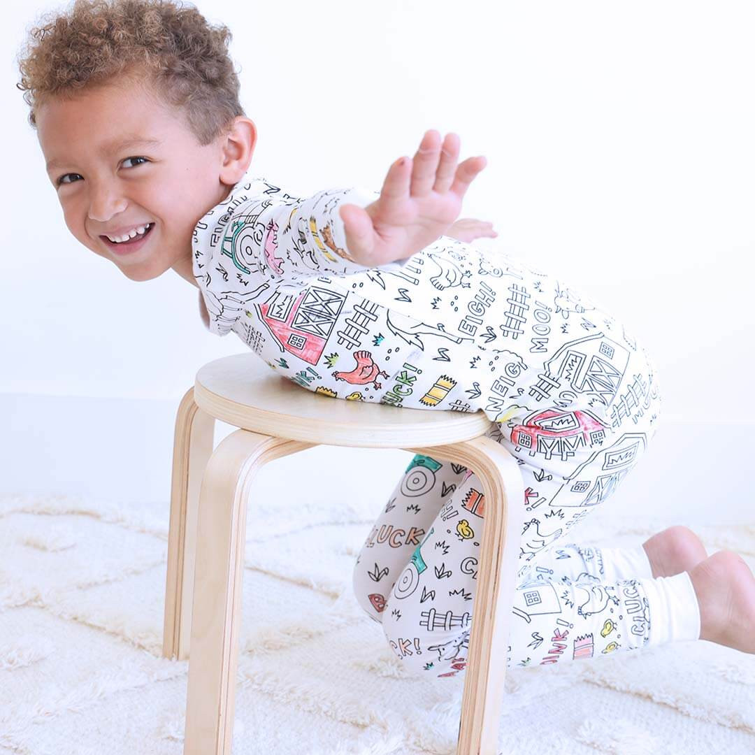 ColorMe Pajama™ Two Piece Set | Barnyard Bash* | Caden Lane