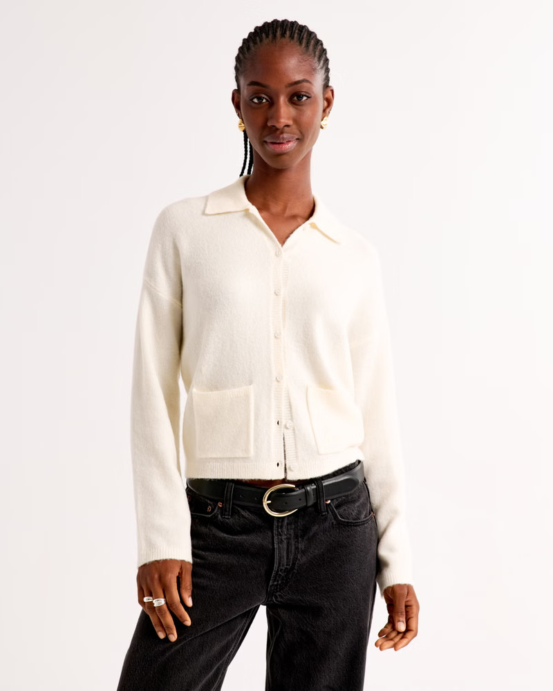 Collared Cardigan | Abercrombie & Fitch (UK)