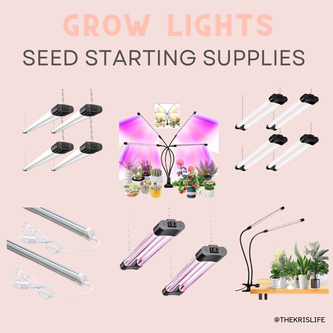 Start your seeds with confidence! These are some of my favorite grow lights!

Plants, lights, seed starting, wellness, gardening 

#LTKselfcare #LTKSaleAlert #LTKHome
