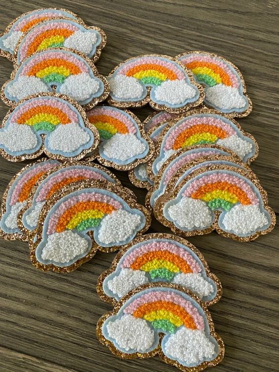 ADHESIVE rainbow patch sticker rainbow patch laptop rainbow | Etsy | Etsy (US)