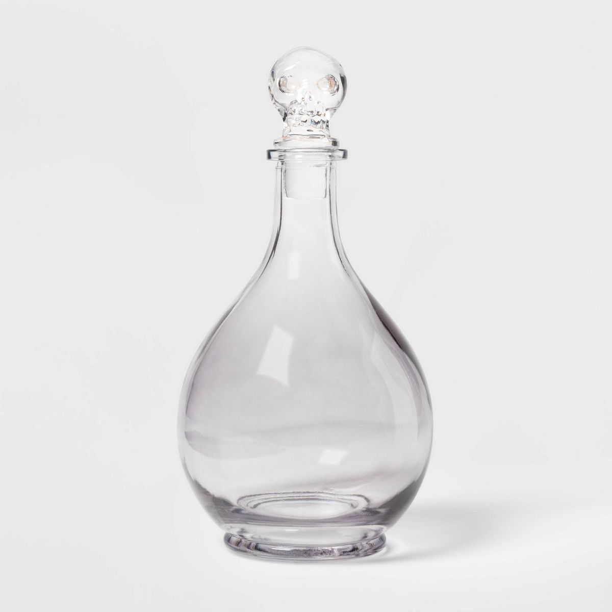 Glass Decanter with Skull Stopper Halloween Drinkware - Hyde & EEK! Boutique™ | Target