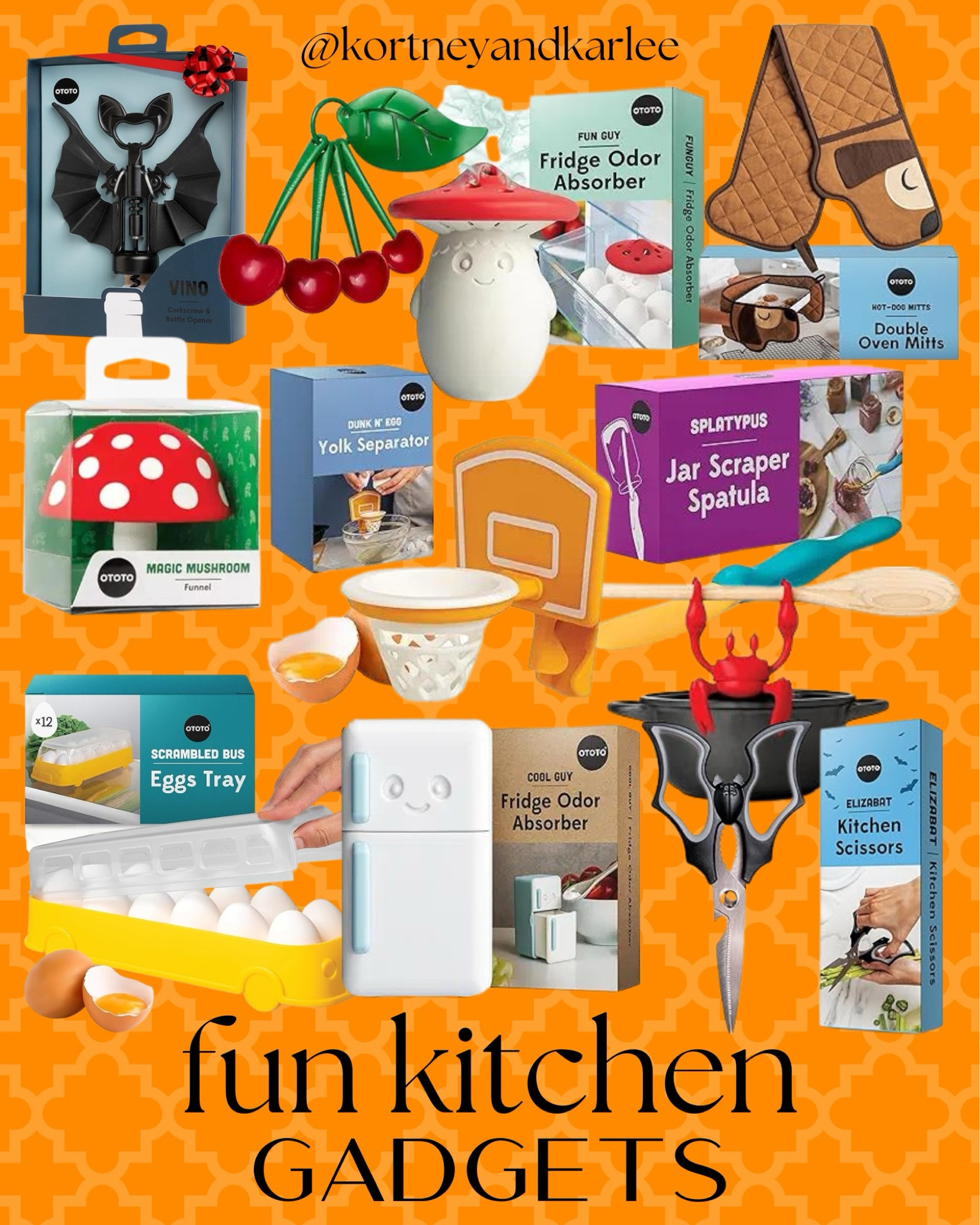 Fun Kitchen Gadgets!

Kortney and Karlee | #kortneyandkarlee #LTKStyleTip

#LTKfindsunder50 #LTKfindsunder100