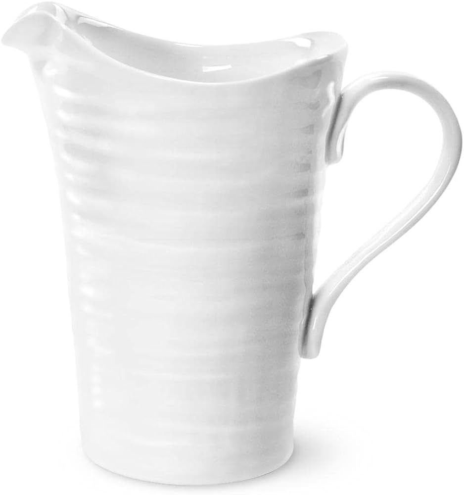 Portmeirion Sophie Conran White Large Pitcher with Handle | 58 Oz Serving Pitcher for Hot or Cold... | Amazon (CA)
