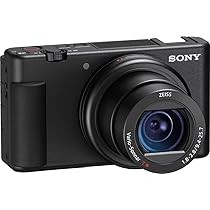 Cámara digital Sony ZV-1 para creadores de contenido, vlogging y YouTube con pantalla giratoria, micrófono incorporado, video 4K HDR, pantalla táctil, transmisión de video en vivo, cámara web | Amazon (US)