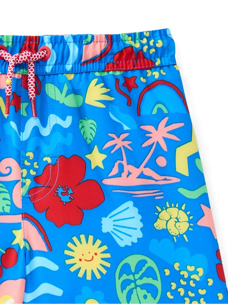 Wonder Nation Baby and Toddler Quick- Dry Swim Trunk, Sizes 12M-5T | Walmart (US)