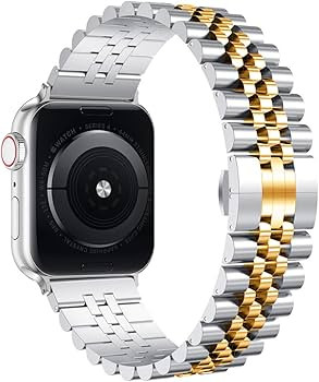baozai Compatible with Apple Watch Band 42mm 41mm 40mm 38mm, iWatch Series 10-1 SE Stainless Stee... | Amazon (US)