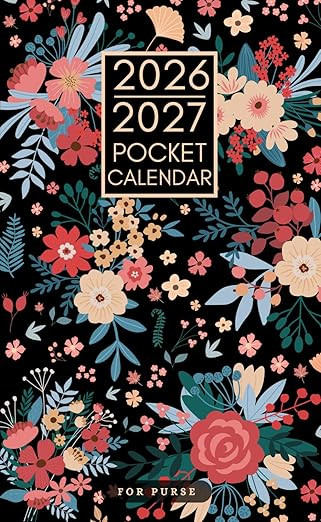 Pocket Calendar 2026-2027 for Purse: 2 Year Pocket Planner January 2026 - December 2027 | Amazon (US)