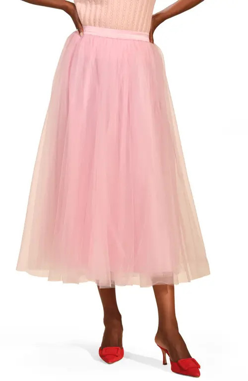 Isaac Mizrahi New York Tulle Maxi Skirt in Orchid Pink at Nordstrom, Size Large | Nordstrom