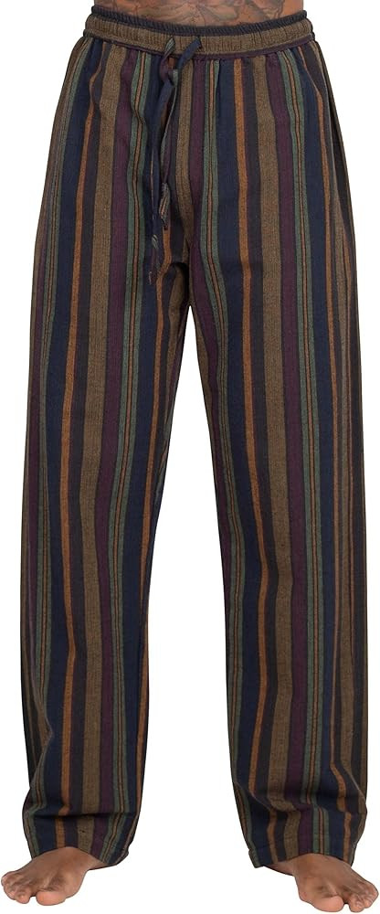 Unisex Stripe Comfy Weekend Lounge Pant with Elastic Waist | Amazon (US)