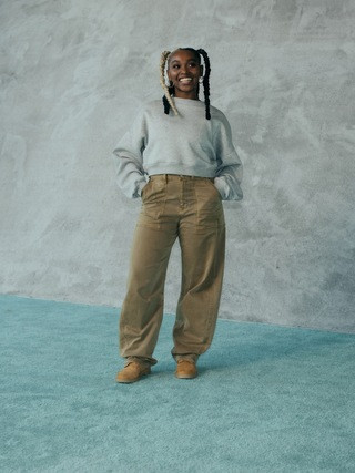 VintageSoft Wedge Crewneck Sweatshirt | Gap (CA)