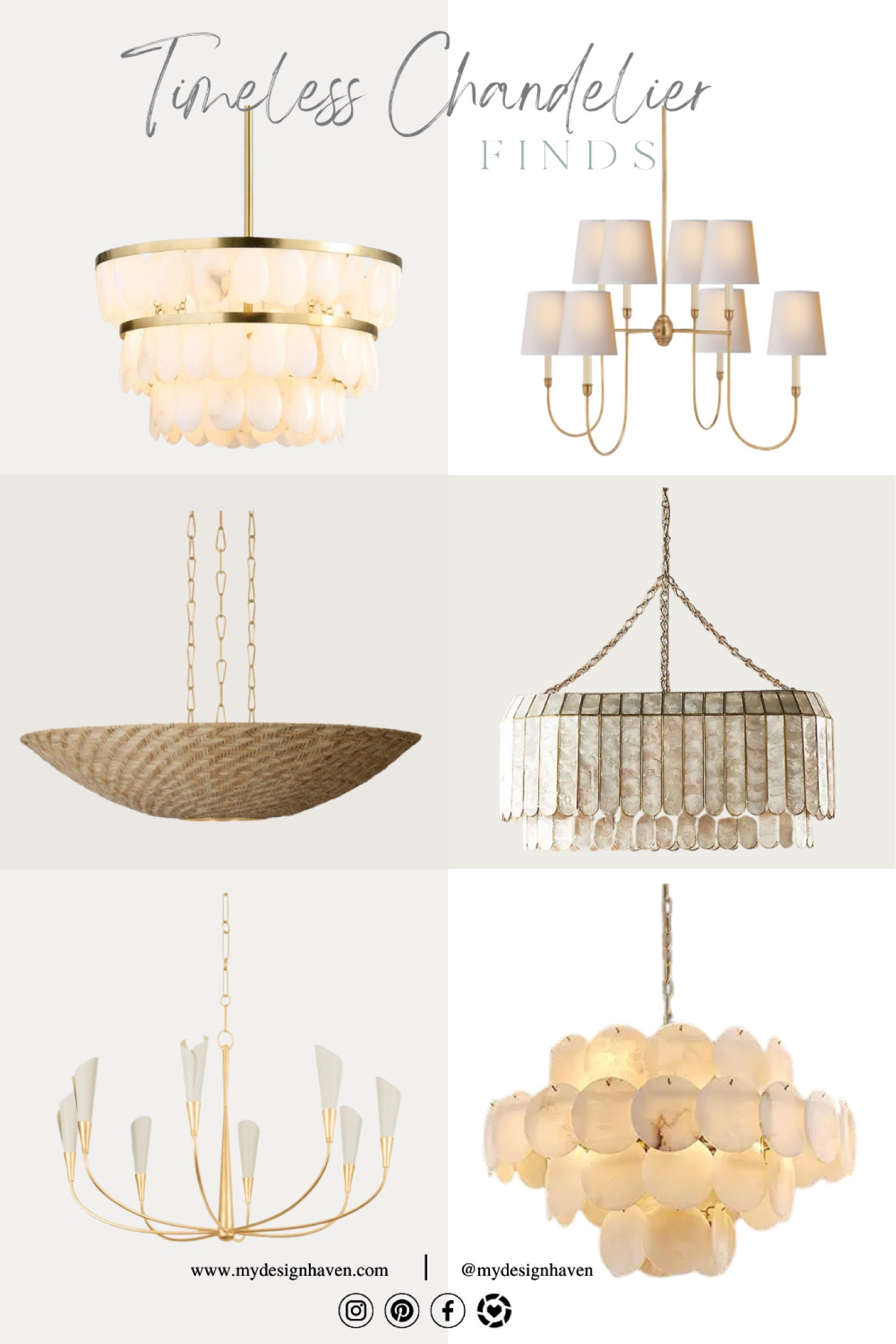 Timeless chandelier finds featuring elegant brass metal finishes paired with soft alabaster stone and classic fabric shades. These lighting pieces bring a warm, elevated glow to any space while blending modern luxury with traditional design. Perfect for entryways, dining rooms, kitchens, and bedrooms, each chandelier is curated for its high-end aesthetic, versatile styling, and enduring appeal.

Think: brass chandelier, alabaster lighting, fabric shade chandelier, luxury lighting, timeless home decor, neutral elegant fixtures, designer-inspired lighting, modern classic interiors, warm ambient lighting, statement ceiling lights, transitional chandelier styles.

These pieces are ideal for creating a collected, elevated home that feels both refined and inviting while seamlessly fitting into a wide range of interior design styles—from modern farmhouse to European-inspired and contemporary classic spaces.

FIND MORE SELECTIONS ON MY WEBSITE AT WWW.MYDESIGNHAVEN.COM

#LTKHome #LTKSaleAlert #LTKdayinmylife