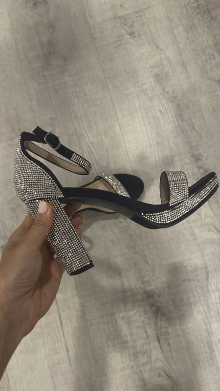Absolutely obsessed with these dazzling heels! Perfect for adding a touch of glamour to any outfit. Whether it's a night out with friends or a special event, these shoes are sure to make a statement. 💎✨ #Glam #ShoeGoals #NightOut #Fashionista #SparkleAndShine #OOTN #StyleInspo #Bling 

#LTKShoeCrush #LTKParties #LTKFindsUnder50